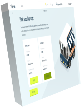FinFun serious gaming for finance learning goals